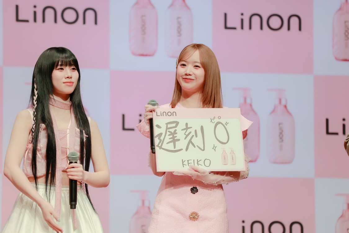 「Linon（リノン）」の新商品発表会 フリップ企画