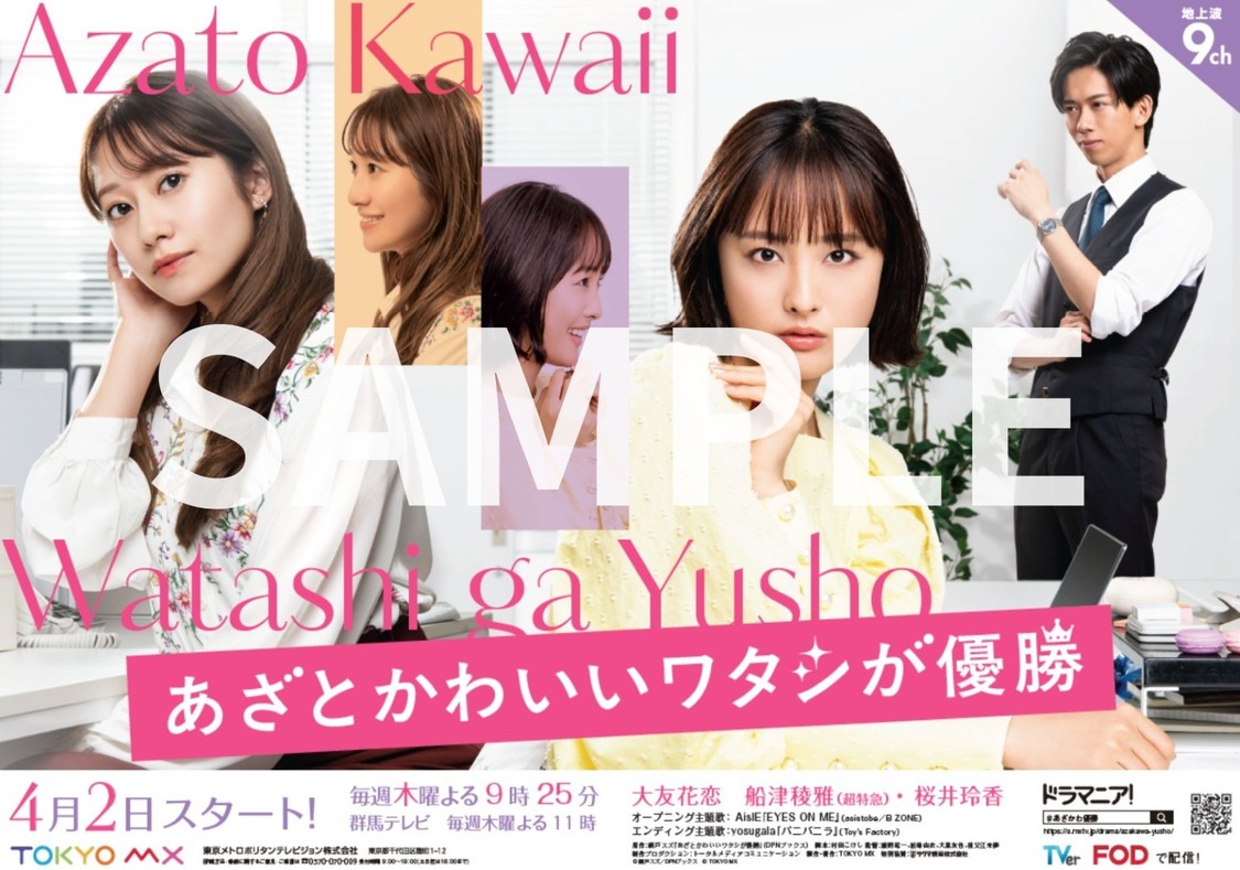 9 ちゃん屋：B2ポスター　© 網戸スズ／ DPN ブックス © TOKYO MX