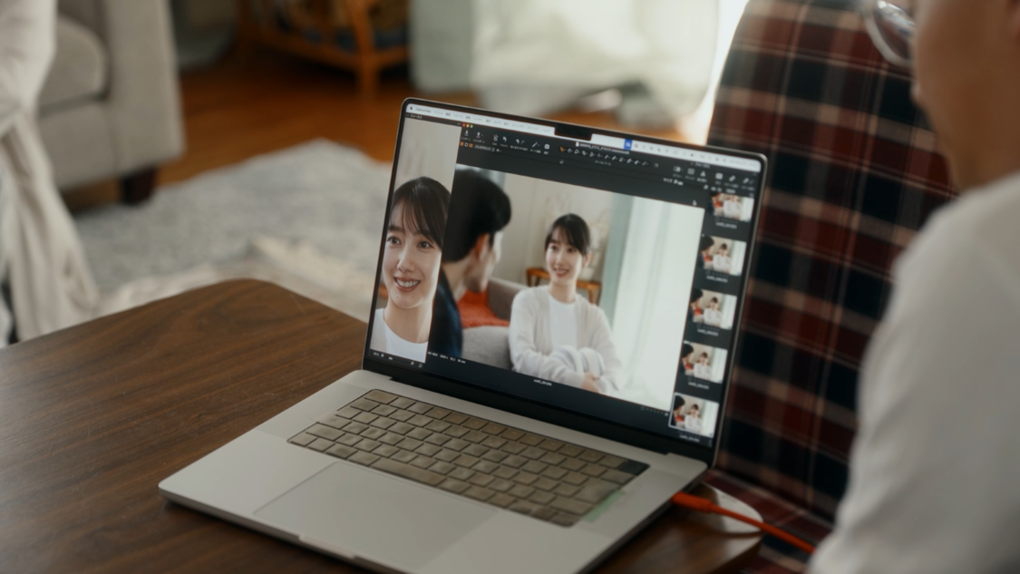 TVCM『夫婦は伝わっちゃう』篇 メイキングカット