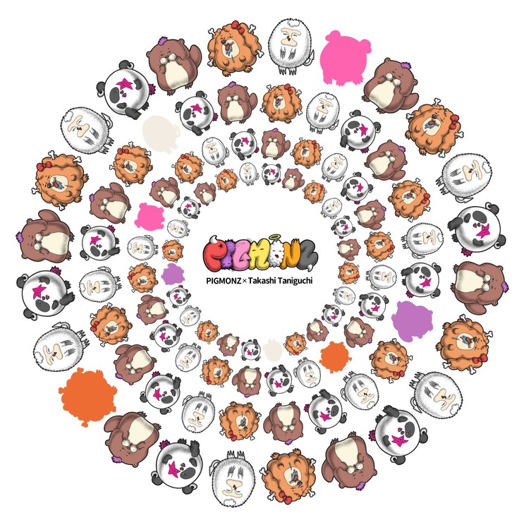 PIGMONZ、アニメクリエイター・谷口崇コラボグッズ