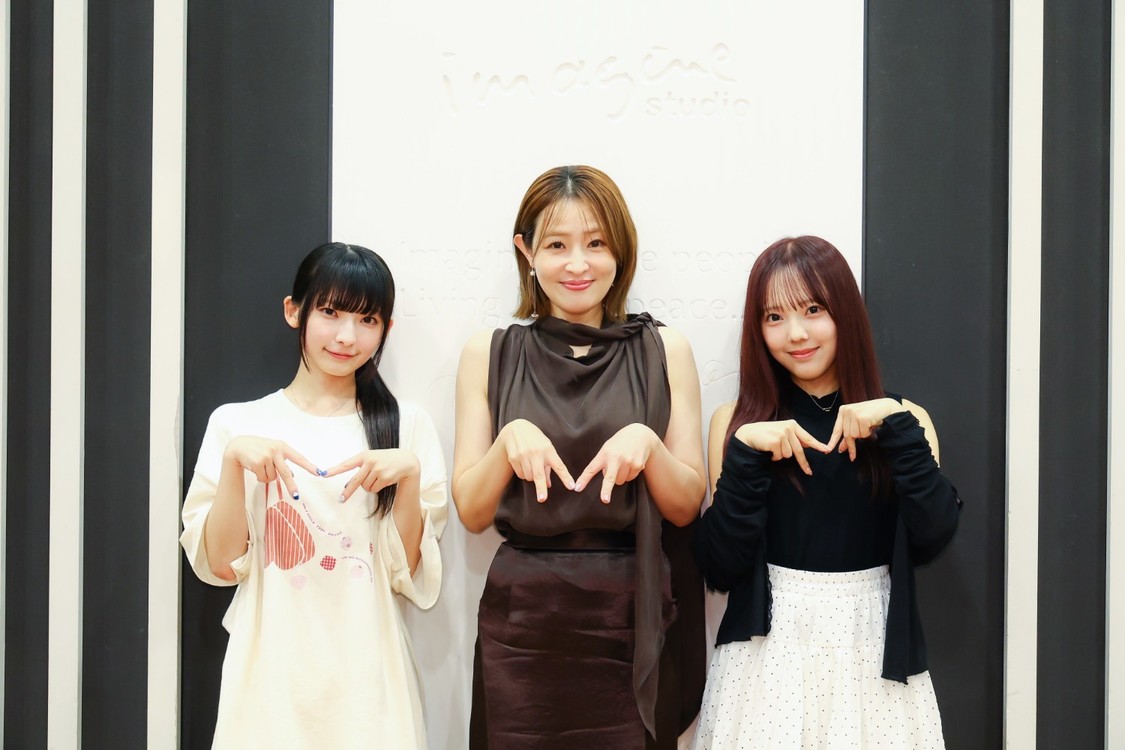 永田詩央里、大沢あかね、落合希来里
