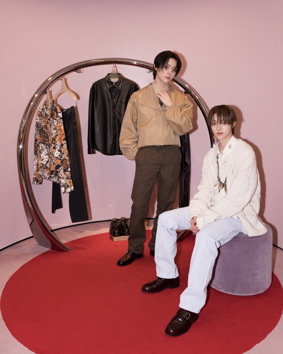 EJ（&TEAM）、NICHOLAS（&TEAM）　©MARNI