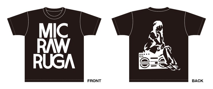 MIC RAW RUGAロゴTシャツ