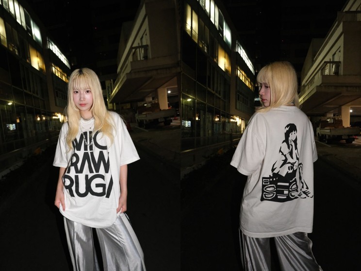MIC RAW RUGAロゴTシャツ