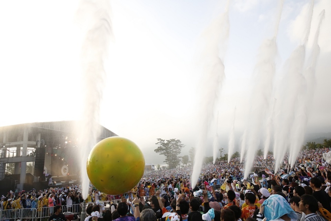 ＜エビ中 夏のファミリー遠足 略してファミえん 令和元年 in 山中湖＞Photo by 中島たくみ