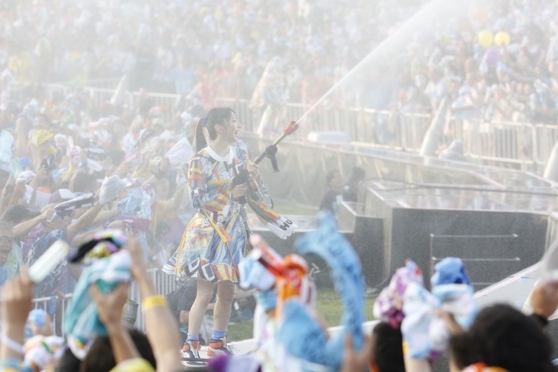 ＜エビ中 夏のファミリー遠足 略してファミえん 令和元年 in 山中湖＞Photo by 中島たくみ