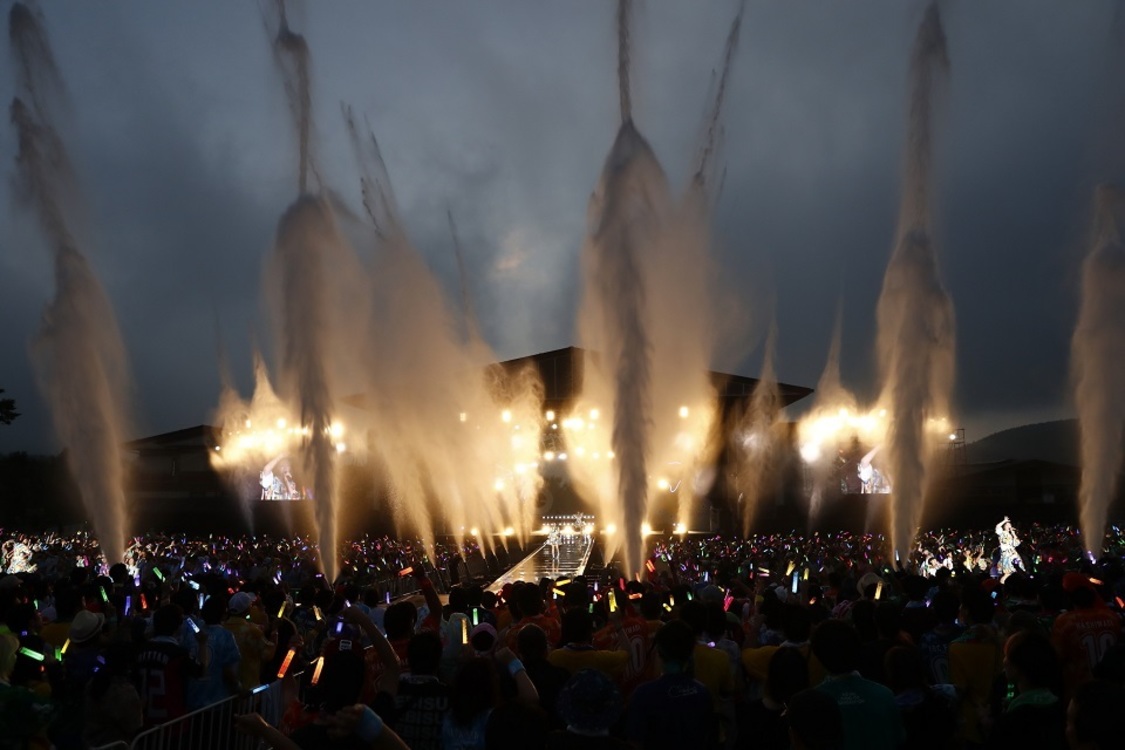＜エビ中 夏のファミリー遠足 略してファミえん 令和元年 in 山中湖＞Photo by 中島たくみ