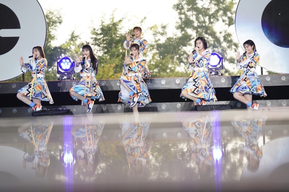 ＜エビ中 夏のファミリー遠足 略してファミえん 令和元年 in 山中湖＞Photo by 中島たくみ