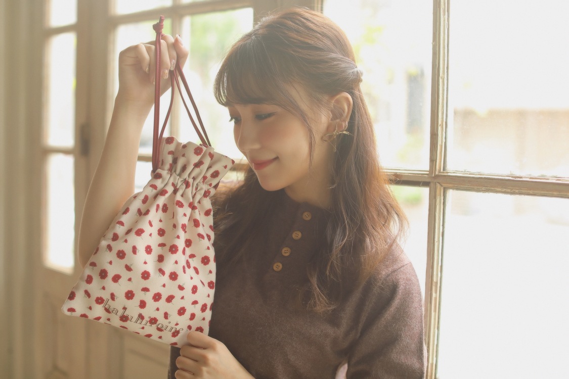 haluhiroine│ガーベラ巾着