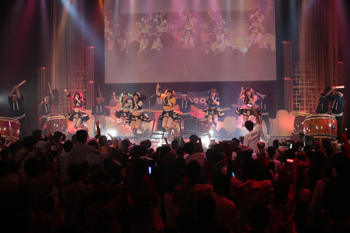 FES☆TIVE＆和太鼓サークルコラボ＜UNIDOL 2019 Summer 決勝戦／敗者復活戦＞｜新木場STUDIO COAST（2019年8月27日）
