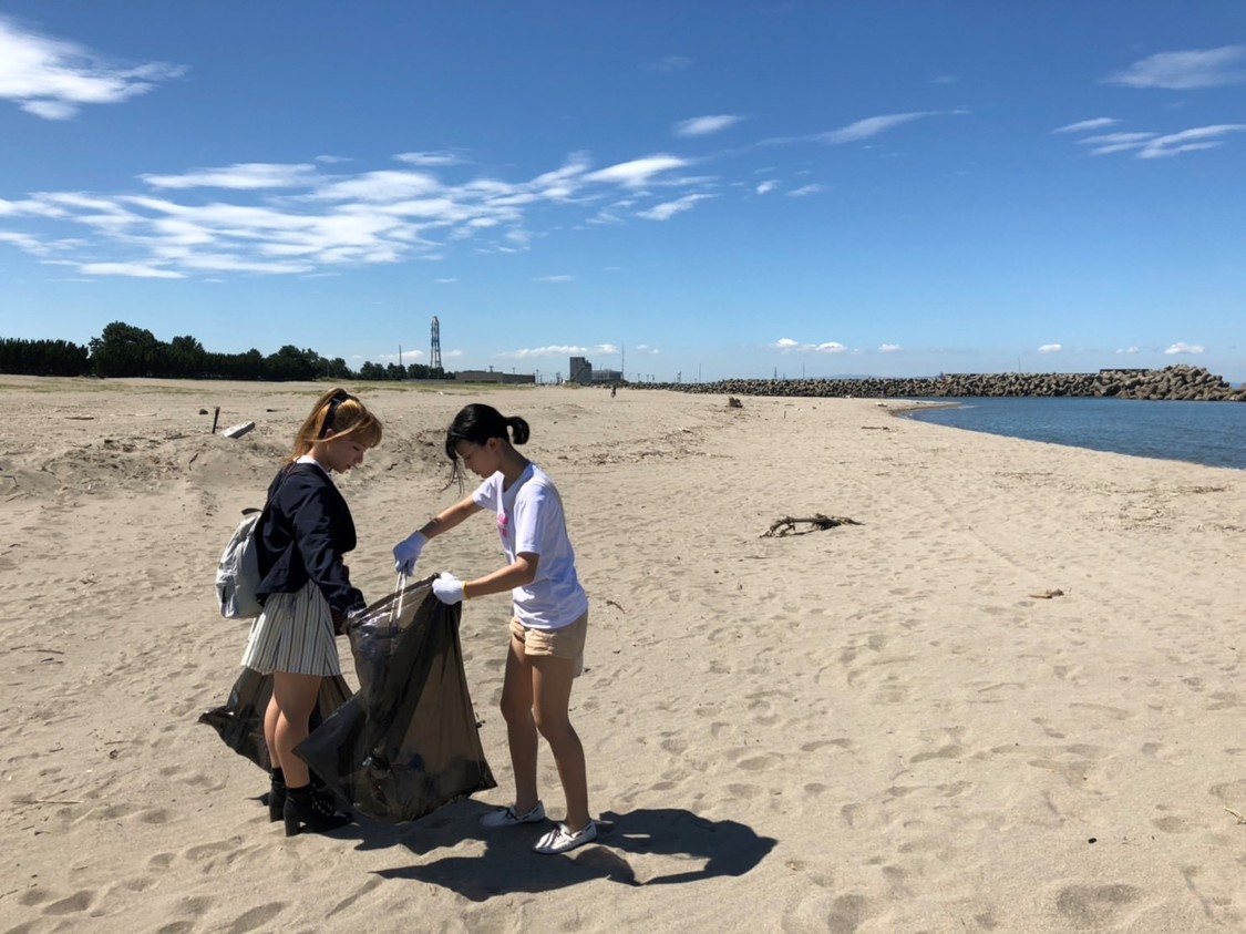 富山PRガール（仮）1stシングル「常夏ロマンス」ヒット御礼イベント｜岩瀬浜海水浴場（2019年9月8日）