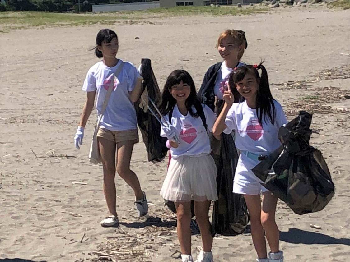 富山PRガール（仮）1stシングル「常夏ロマンス」ヒット御礼イベント｜岩瀬浜海水浴場（2019年9月8日）