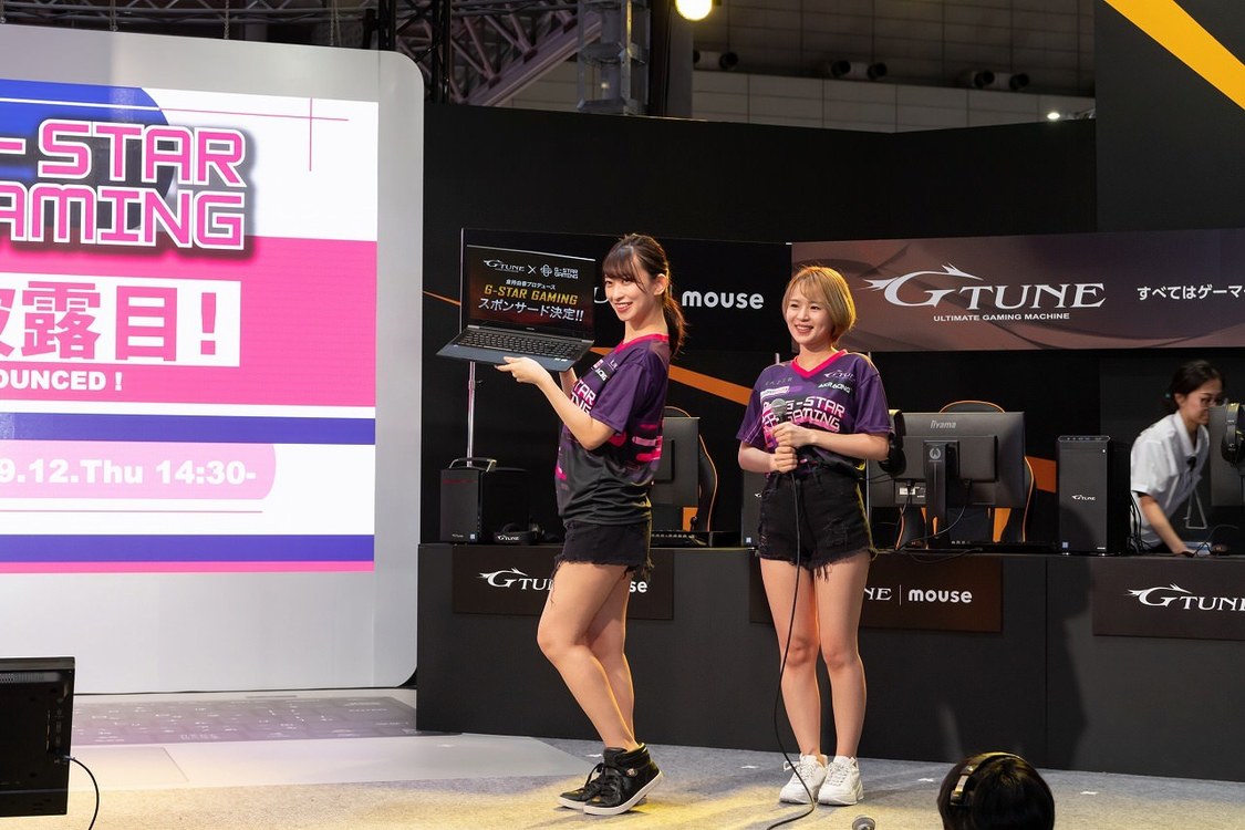 倉持由香プロデュース G-STAR Gaming発表会｜＜東京ゲームショウ2019＞マウスコンピューター MCJブースイベント（2019年9月12日）