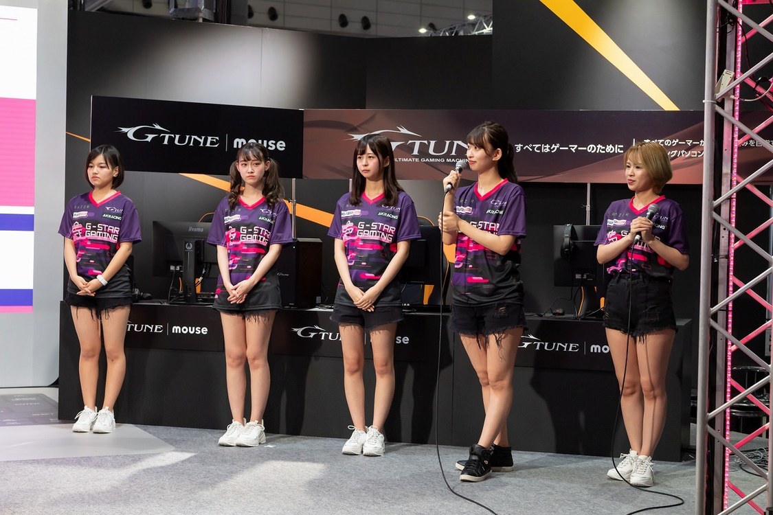 倉持由香プロデュース G-STAR Gaming発表会｜＜東京ゲームショウ2019＞マウスコンピューター MCJブースイベント（2019年9月12日）