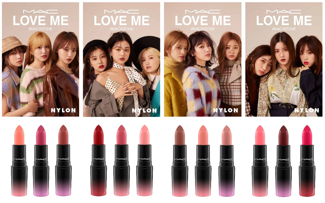 IZ*ONE × M·A·C「LOVE ME LIPSTICK」