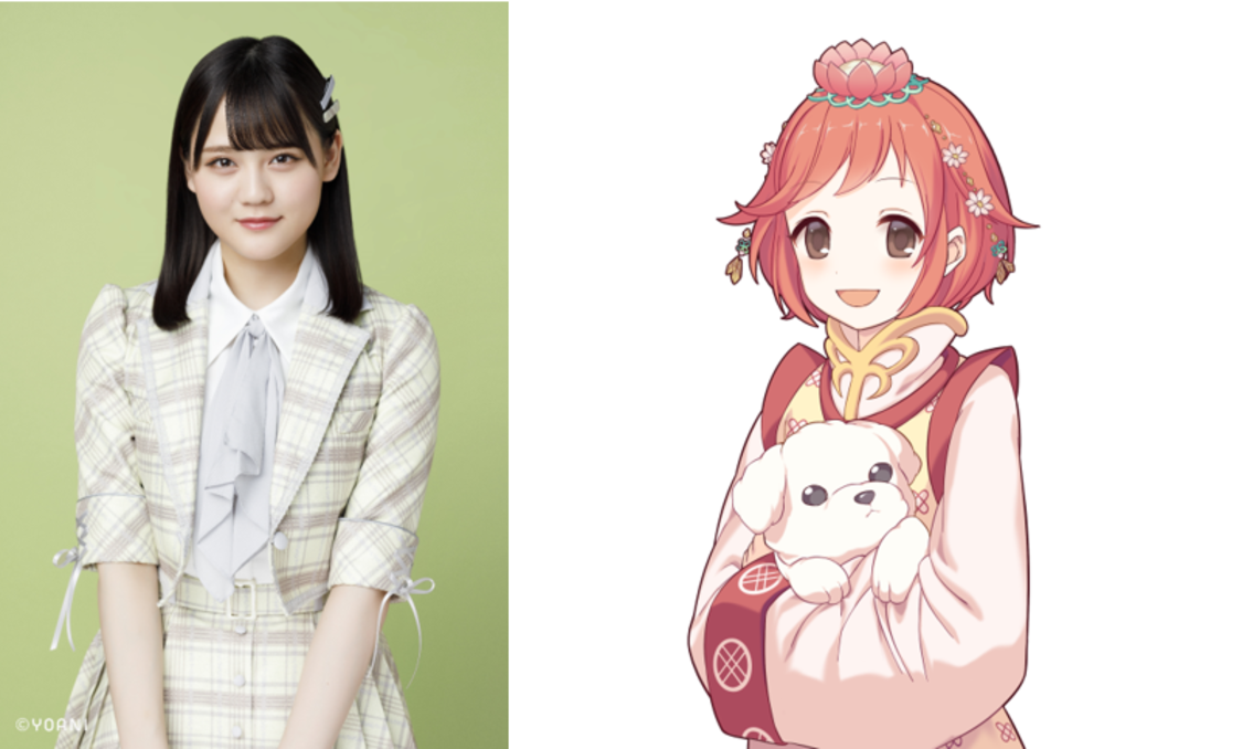 ユラ役：高松瞳（=LOVE）