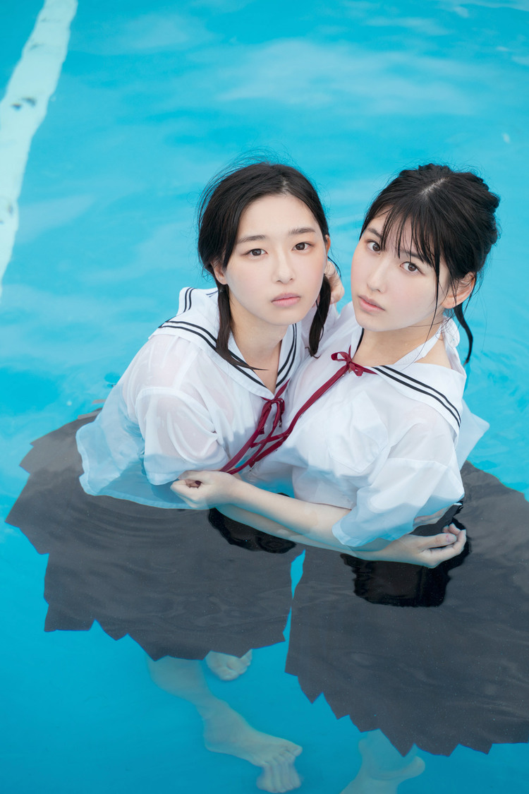 我妻ゆりか、森嶋あんり（c）写真 YOROKOBI