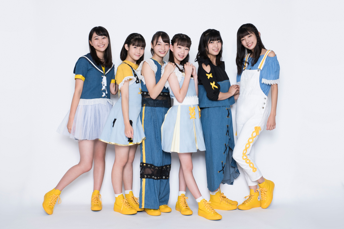 メンバー（写真左より）藤田愛理、三田美吹、山本花織、雪月心愛、田中咲帆、里菜
