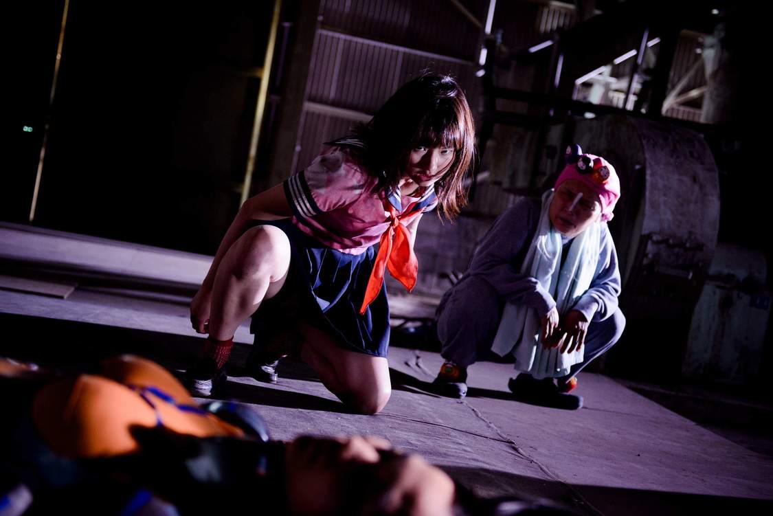 映画『爆裂魔神少女 バーストマシンガール』アクションカット