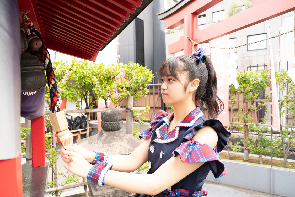 吉川茉優（アップアップガールズ（２））｜東京・朝日稲荷神社