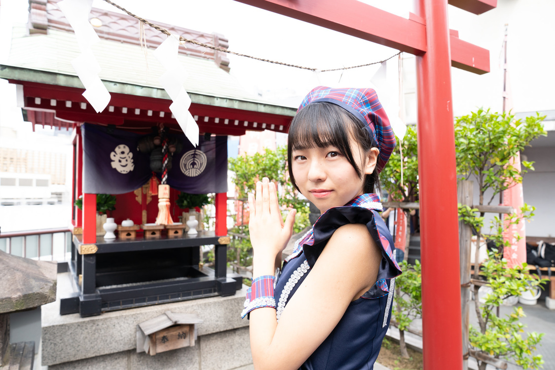 鍛治島彩（アップアップガールズ（２））｜東京・朝日稲荷神社