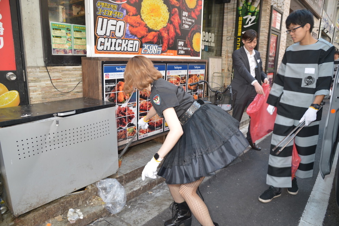 ZOC 戦慄かなの＜ゴミ拾いイベント＞（2019年11月1日）