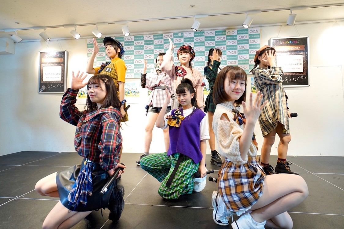 アップアップガールズ（2）＜『アオハル1st』リリース記念イベント＞｜東京・池袋マルイ 7Fイベントスペース（2019年11月10日）