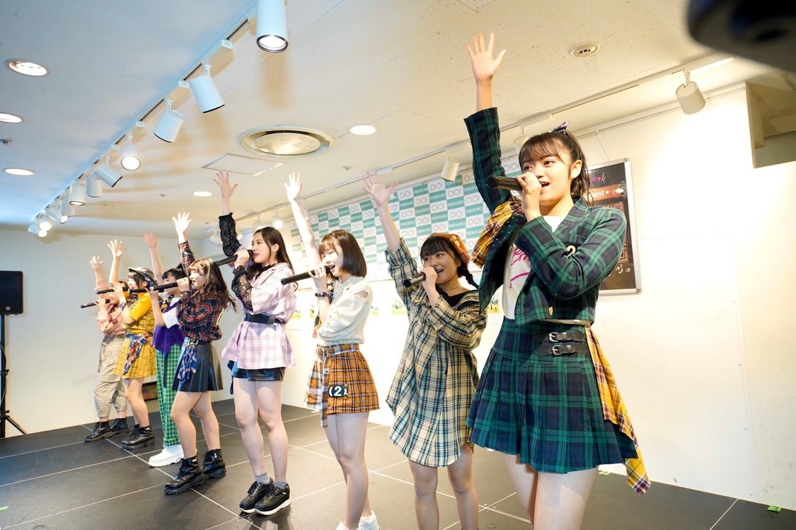 アップアップガールズ（2）＜『アオハル1st』リリース記念イベント＞｜東京・池袋マルイ 7Fイベントスペース（2019年11月10日）