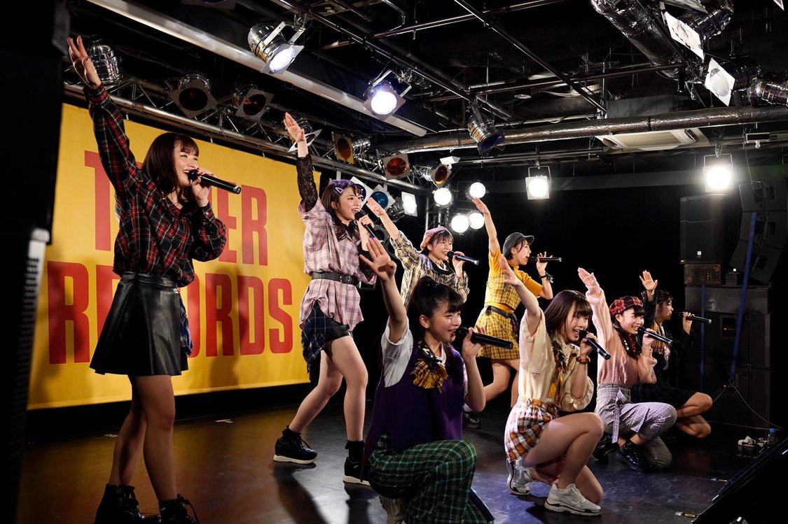 ＜アップアップガールズ（2）『#アオハル2500』達成フリーワンマンライブ＞タワーレコード渋谷店B1F CUTUP STUDIO（2019年11月30日）