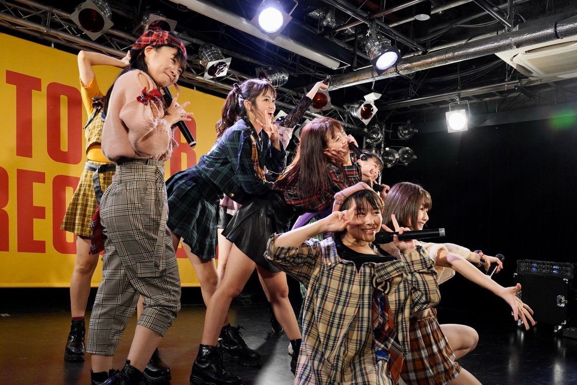 ＜アップアップガールズ（2）『#アオハル2500』達成フリーワンマンライブ＞タワーレコード渋谷店B1F CUTUP STUDIO（2019年11月30日）