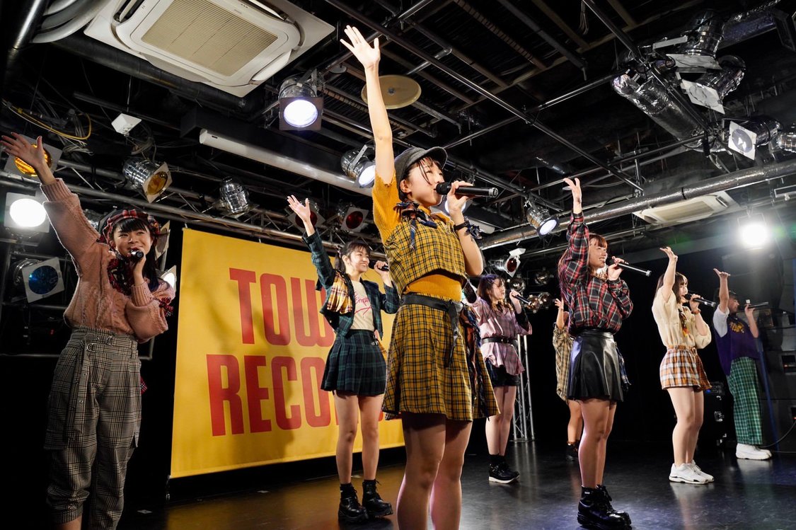 ＜アップアップガールズ（2）『#アオハル2500』達成フリーワンマンライブ＞タワーレコード渋谷店B1F CUTUP STUDIO（2019年11月30日）