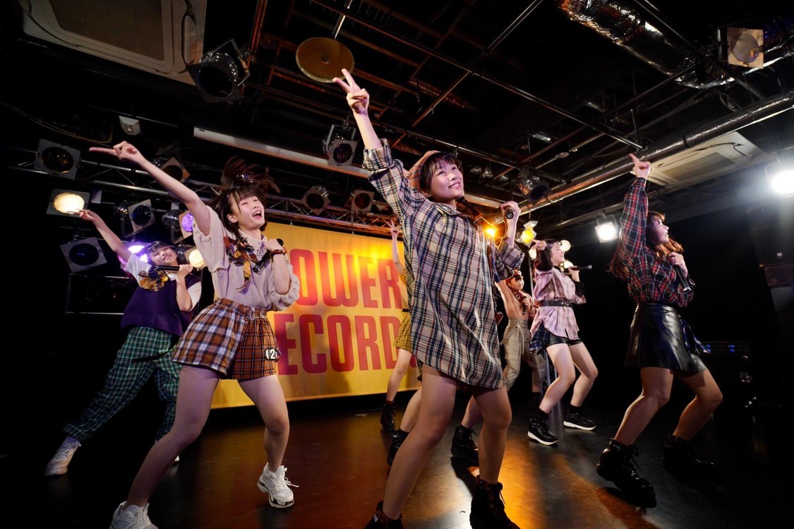 ＜アップアップガールズ（2）『#アオハル2500』達成フリーワンマンライブ＞タワーレコード渋谷店B1F CUTUP STUDIO（2019年11月30日）