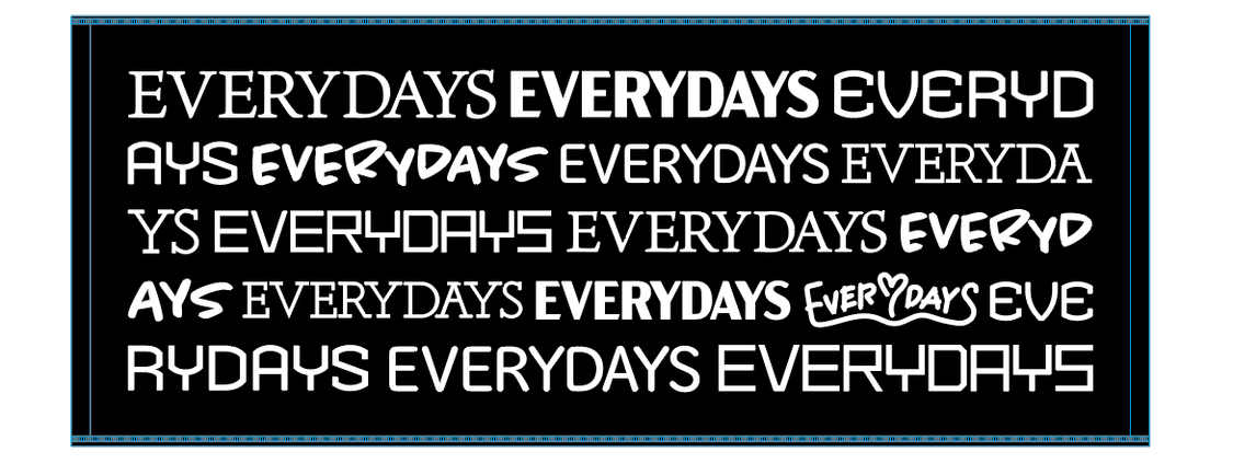 EVERYDAYSオフィシャルタオル