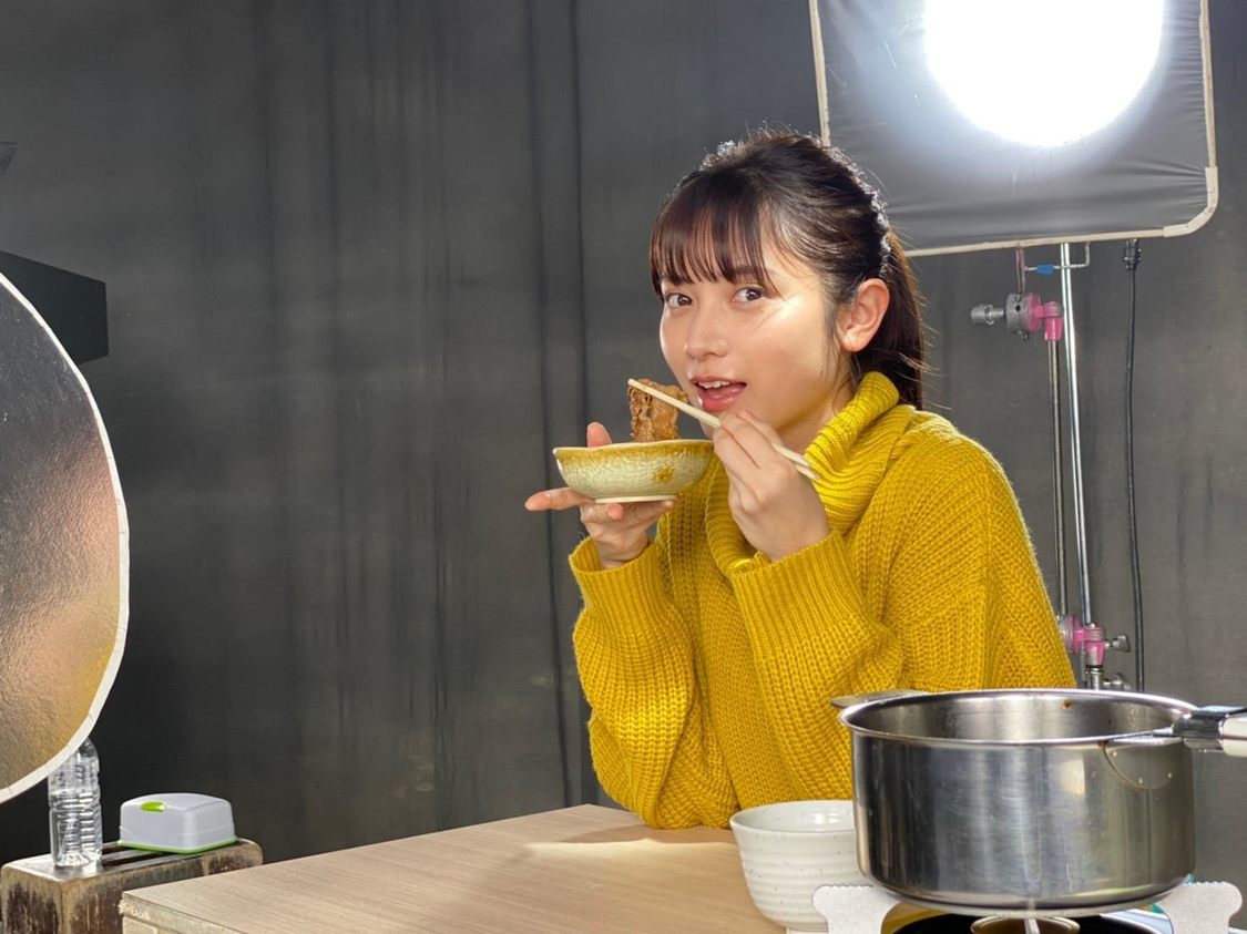 テレビCMやよい軒「すき焼き定食」撮影風景