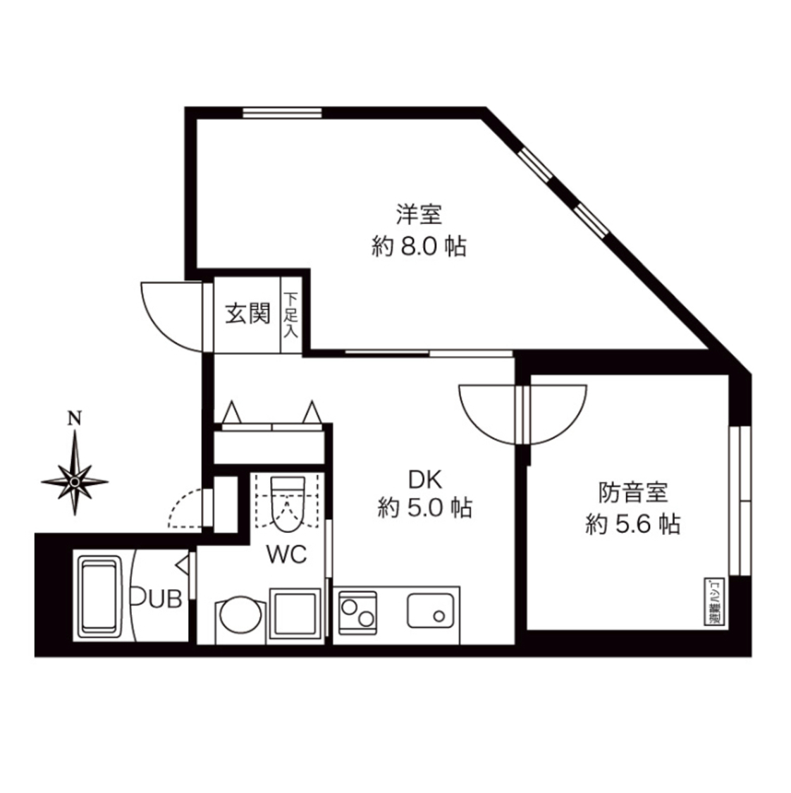 『フォルティッシモ』間取り