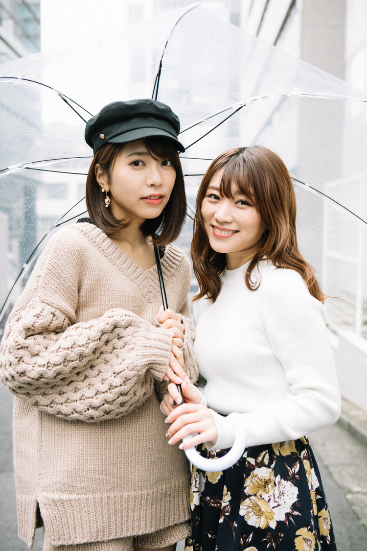 井上真由子、坂林佳奈（SUPER☆GiRLS）