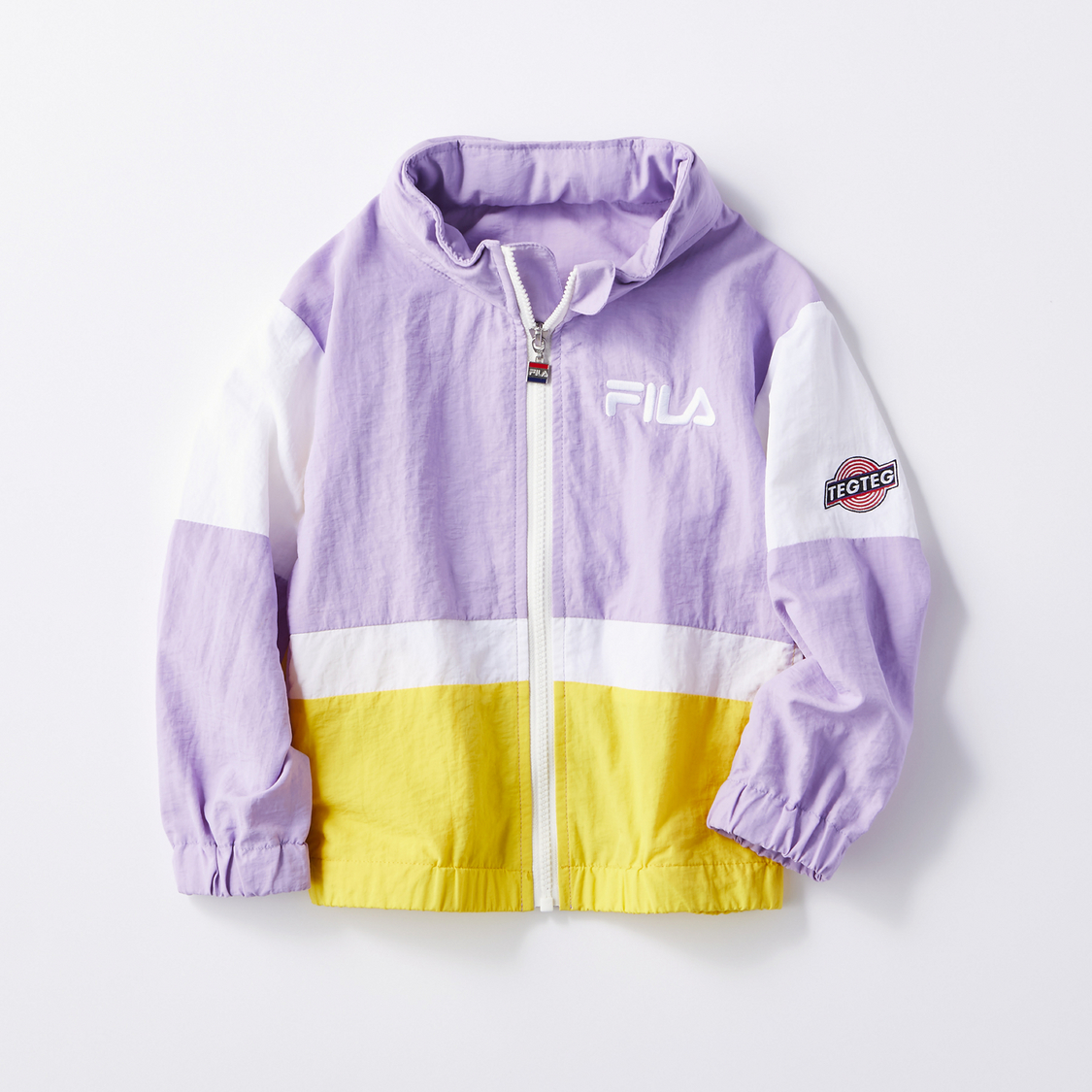 「FILA×TEG TEG cheered by Girls²」ナイロンジャケット パープル