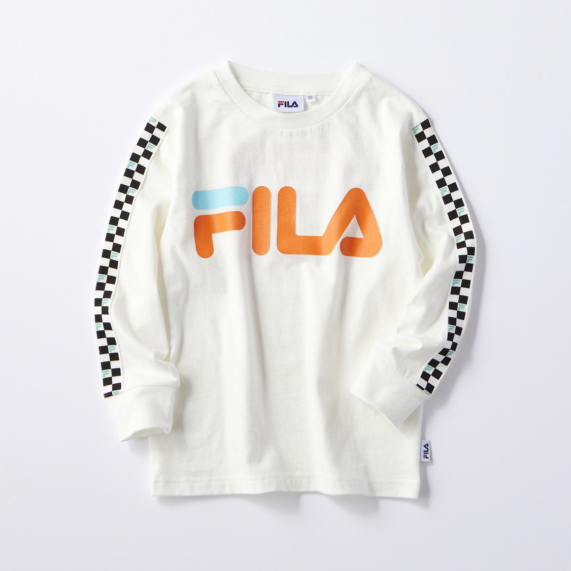 「FILA×TEG TEG cheered by Girls²」ロングTシャツ ホワイト