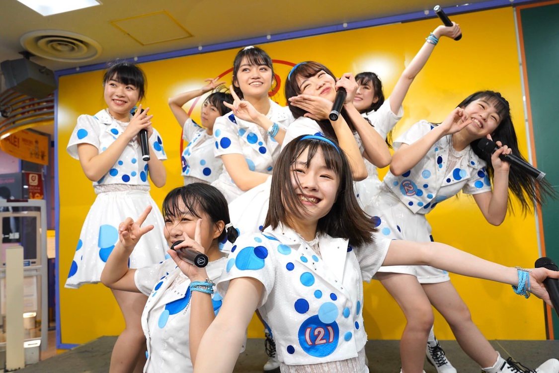 アップアップガールズ（２）＜「世界で一番かわいいアイドル/し・て・る・も・ん」リリースイベント＞タワーレコード八王子店（2019年12月22日）