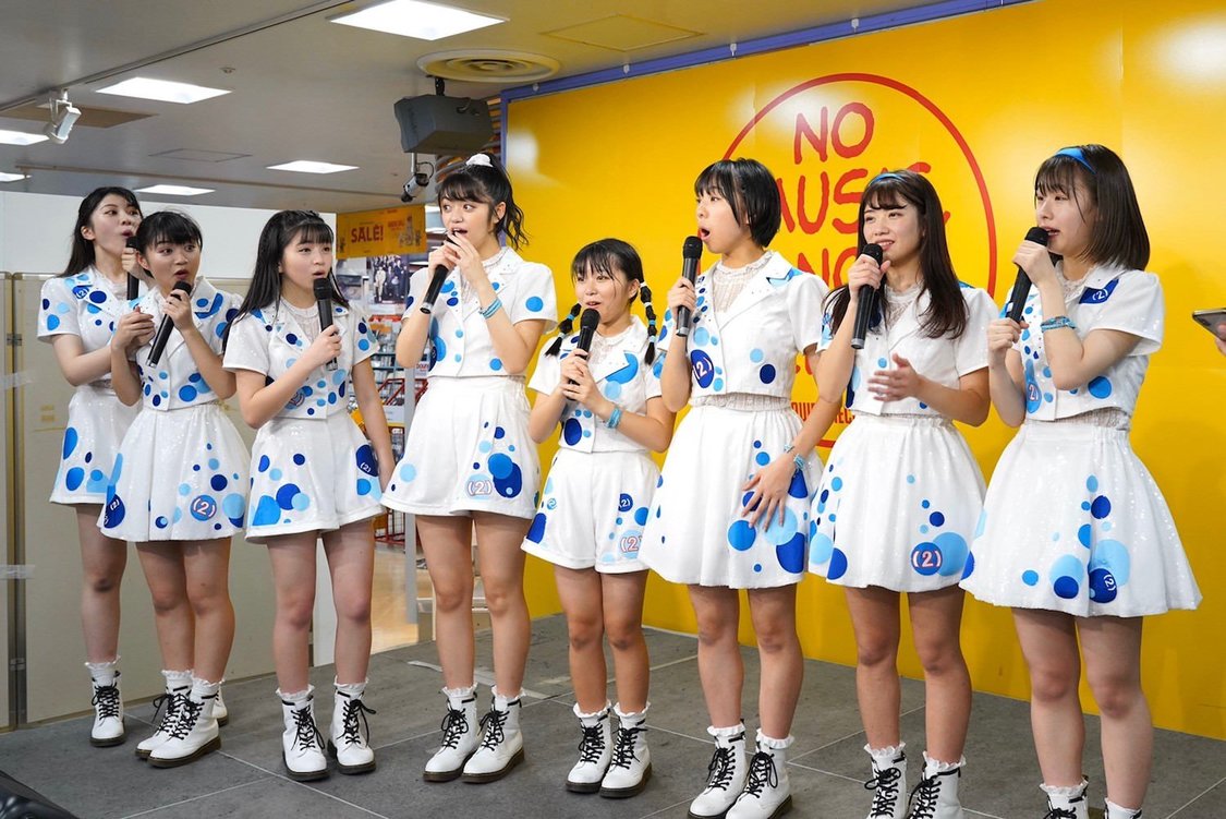 アップアップガールズ（２）＜「世界で一番かわいいアイドル/し・て・る・も・ん」リリースイベント＞タワーレコード八王子店（2019年12月22日）