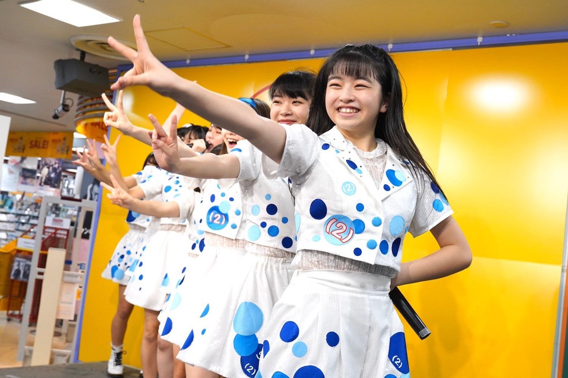 アップアップガールズ（２）＜「世界で一番かわいいアイドル/し・て・る・も・ん」リリースイベント＞タワーレコード八王子店（2019年12月22日）