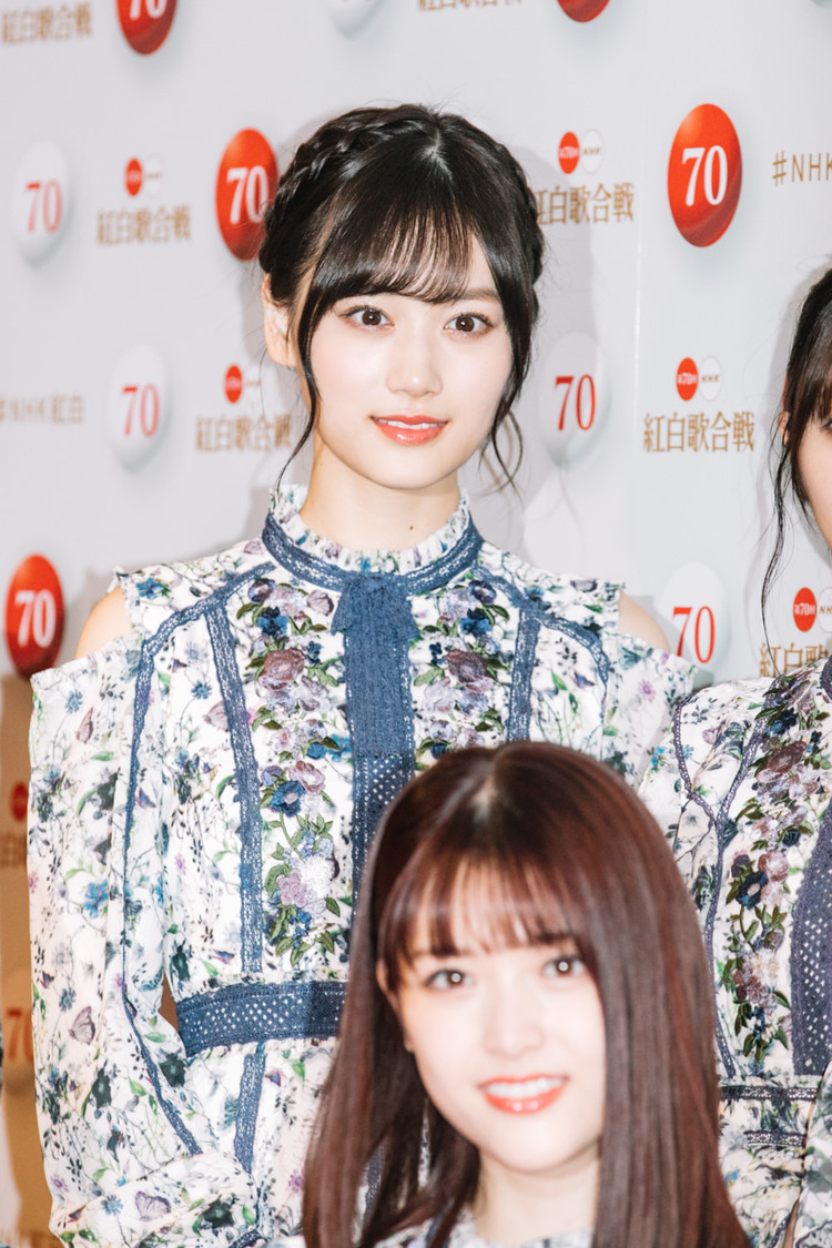山下美月『第70回NHK紅白歌合戦』リハーサルフォトセッション