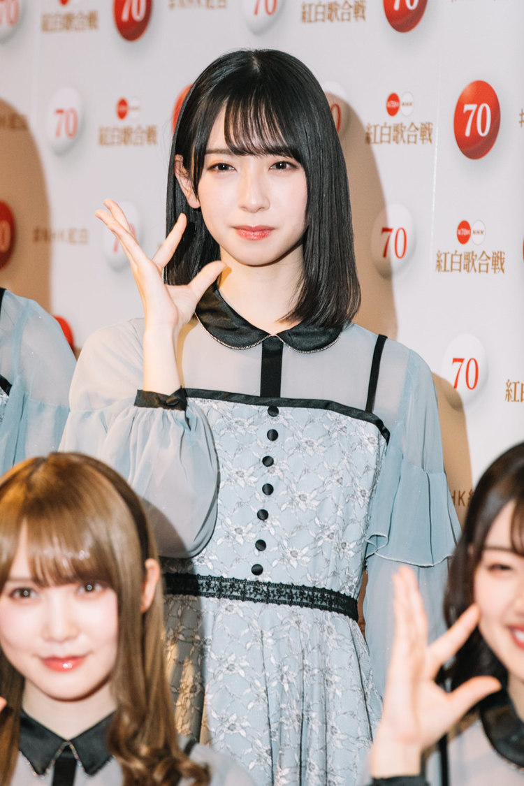 金村美玖『第70回NHK紅白歌合戦』リハーサルフォトセッション
