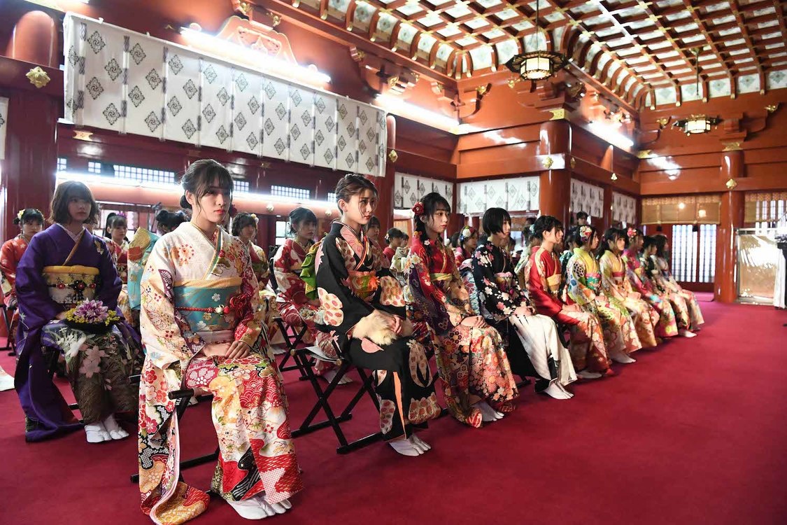 ＜AKB48 グループ成人式＞神田明神（2019年1月13日）／（C）AKS