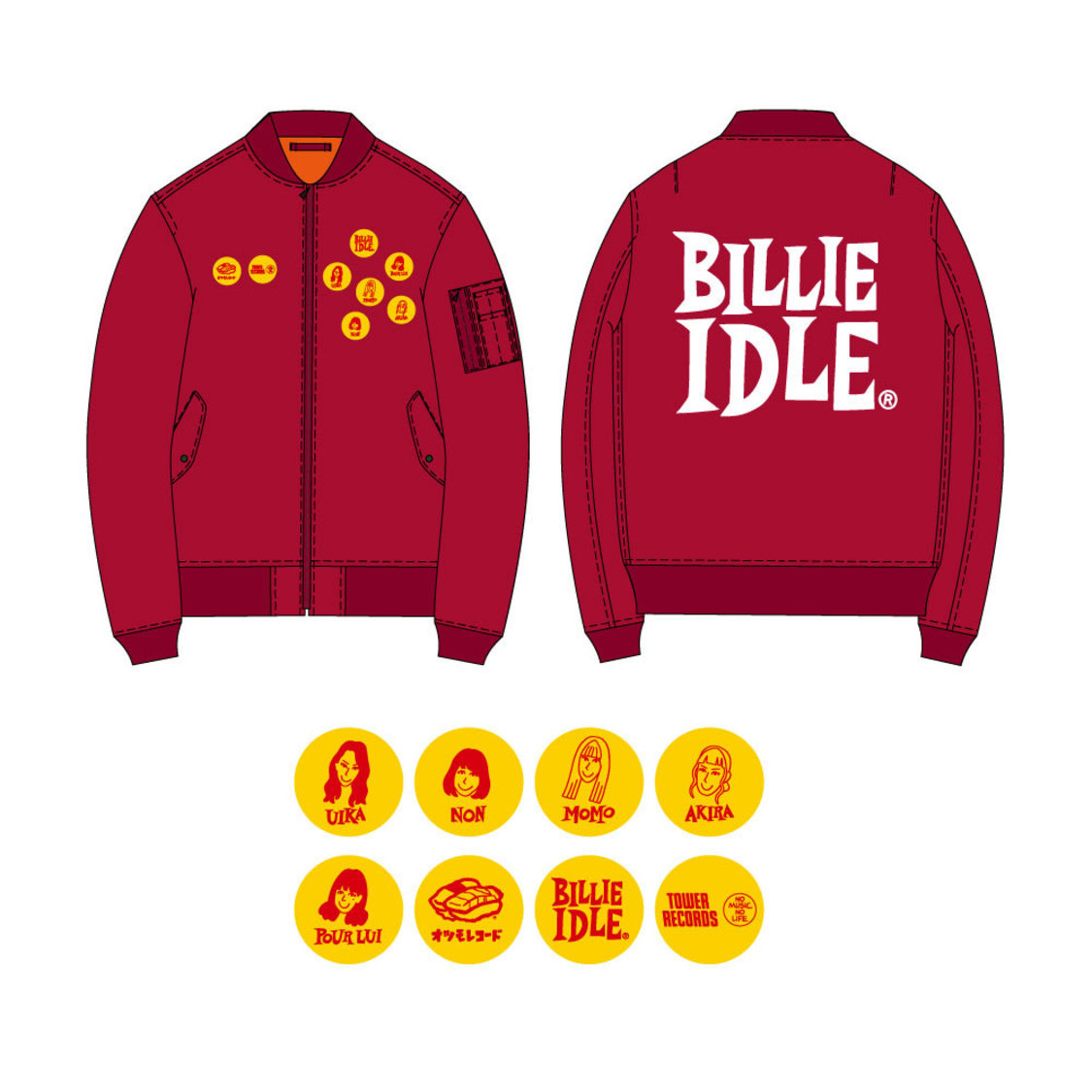 BILLIE IDLE® × TOWER RECORDSグッズ