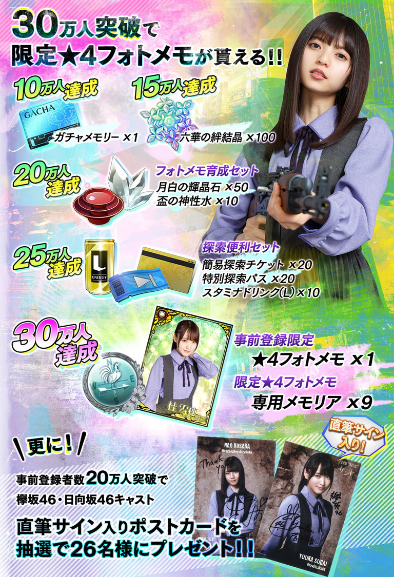 大型リニューアル事前予約キャンペーンプレゼント内容