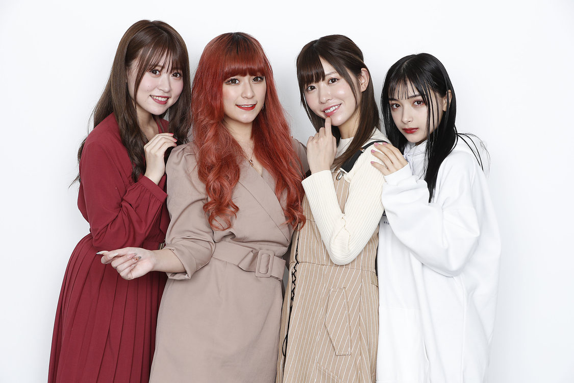 冨吉明日香、しぴたん、楠ろあ、マリナ