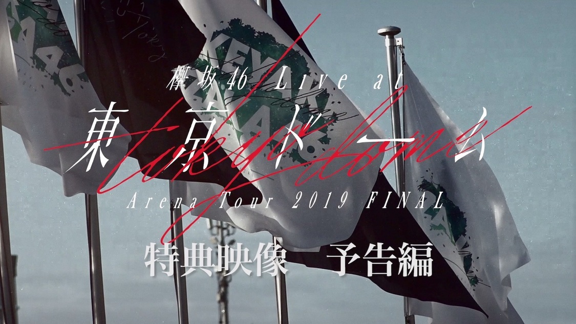 『欅坂46　LIVE at 東京ドーム ～ARENA TOUR 2019 FINAL～』初回生産限定盤の特典映像の予告編より