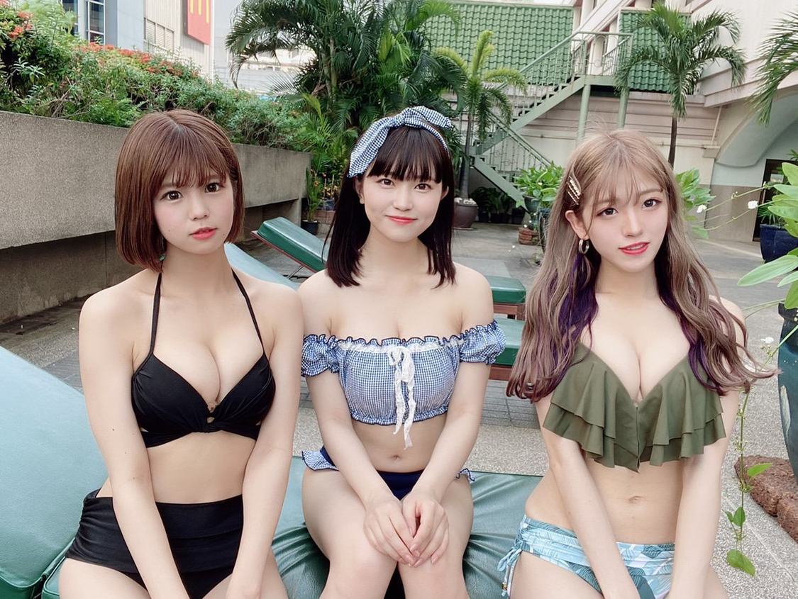 澤北ひな（CoverGirls）、坂東遥（CoverGirls）、横山なつみ（CoverGirls）