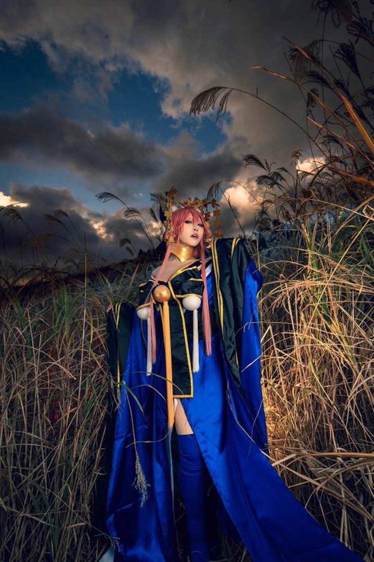 Fateシリーズ「玉藻の前」のコスプレ写真